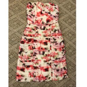 H&M Strapless Floral Dress (Size 4)